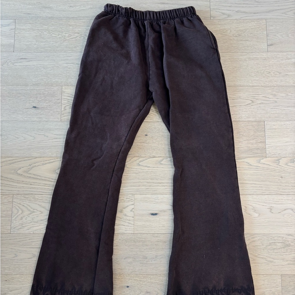 MNML Chocolate Brown Flared Pants